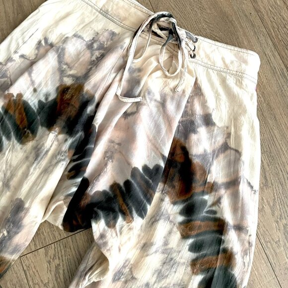 One Teaspoon Boho Tie Dye Harem Jogger Pants - Picture 3 of 11